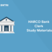 HARCO Bank Clerk Study Material 2021