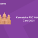 Karnataka PSC Admit Card 2021