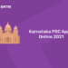 Karnataka PSC Apply Online 2021