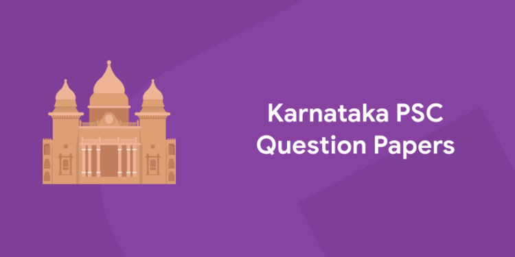 Karnataka PSC Question Papers