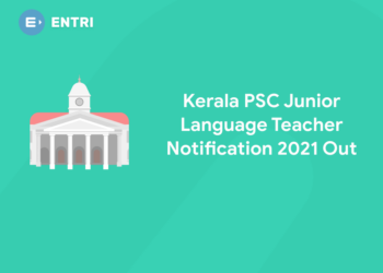 Kerala PSC Junior Language Teacher Notification 2021 Out