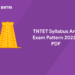TNTET Syllabus And Exam Pattern