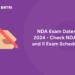 NDA Exam Dates 2024 - Check NDA 1 and II Exam Schedule