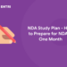 NDA Study Plan - How to prepare for NDA in One Month
