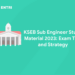 KSEB Sub Engineer Study Material 2023: Exam Tips and Strategy