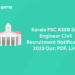 Kerala PSC KSEB Sub Engineer Civil Recruitment Notification 2023 Out: PDF, Link