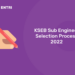 KSEB Sub Engineer Selection Process 2022