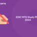 ESIC MTS Study Plan 2022