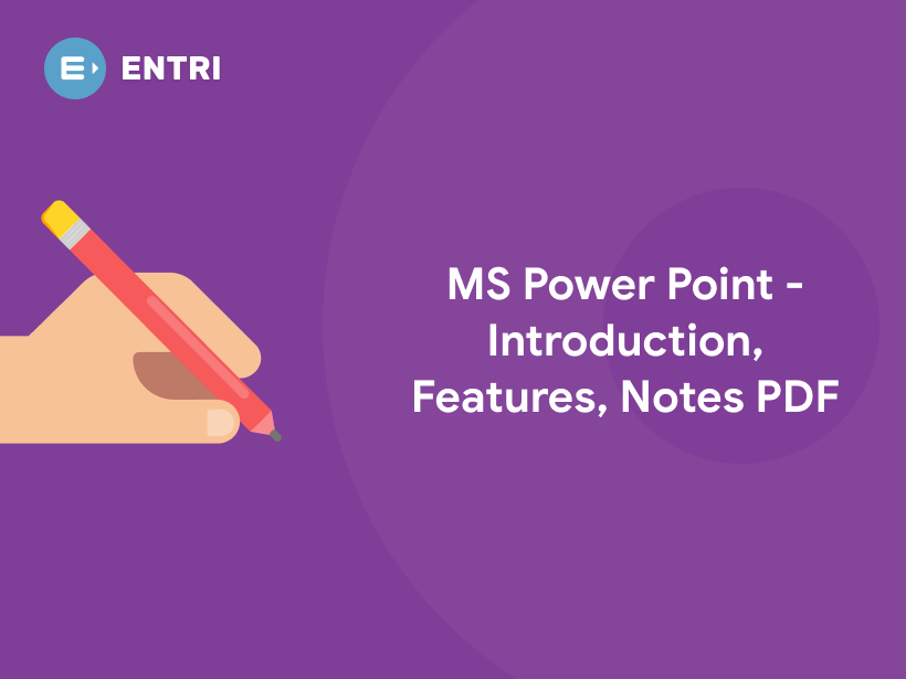 MS Power Point Introduction Features Notes PDF Entri Blog