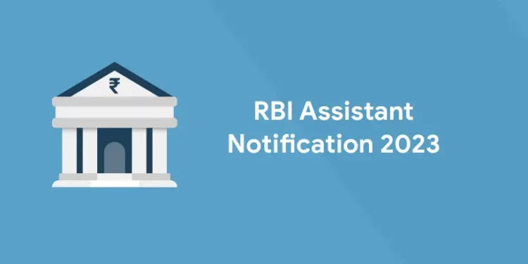 RBI Assistant Notification 2023