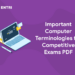 Important Computer Terminologies for Competitive Exams PDF