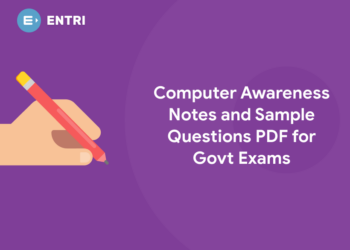 Computer Awareness Notes and Sample Questions PDF for Govt Exams