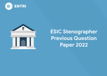 ESIC Stenographer Previous Question Paper 2022