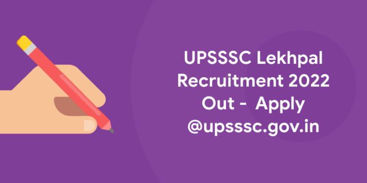 upsssc recruitment 2022