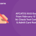 AFCAT(1) 2022 Exam From February 12 To 14 Check Test Centre & Admit Card Rules