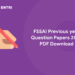 FSSAI Previous year Question Papers 2022 PDF Download