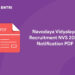 Navodaya Vidyalaya Recruitment NVS 2022 Notification PDF