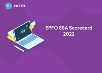 EPFO SSA Scorecard 2022