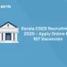 Kerala CSEB Recruitment 2025 - Apply Online for 107 Vacancies