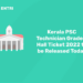 Kerala PSC Technician Grade 2 Hall Ticket
