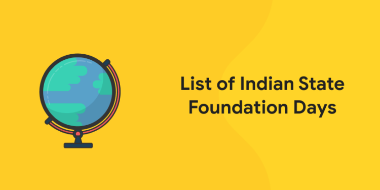 List of Indian State Foundation Days