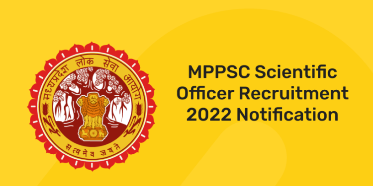 MPPSC Scientific Officer Recruitment 2022 Notification