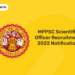 MPPSC Scientific Officer Recruitment 2022 Notification