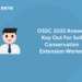 OSSC 2022 Answer Key Out For Soil Conservation Extension Worker