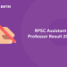 RPSC Assistant Professor Result 2022
