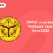 UPPSC Assistant Professor Exam Date 2022