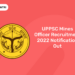 UPPSC Mines Officer Recruitment 2022 Notification