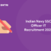 Indian Navy SSC Officer IT Recruitment 2022
