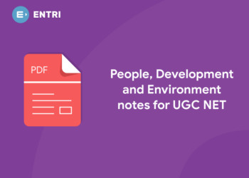 People, Development and Environment notes for UGC NET