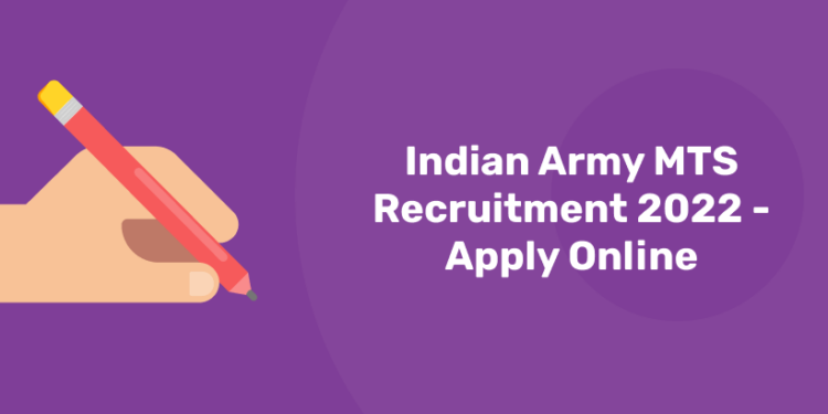 Indian Army MTS Recruitment