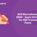 NCS Recruitment Apply online