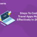 Steps To Code Travel Apps More Effectively In 2022