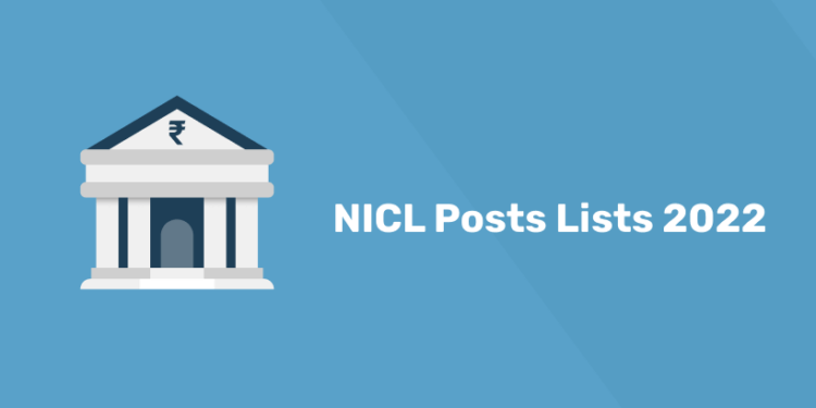 NICL Posts Lists 2022