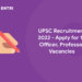 UPSC Recruitment 2022 - Apply for 14 Officer, Professor Vacancies