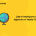 List of Intelligence Agencies of World PDF