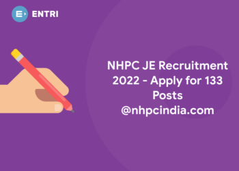 NHPC JE Recruitment 2022 - Apply for 133 Posts @nhpcindia.com