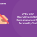 UPSC CISF Recruitment 2022: Date announced for Personality Test