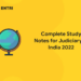 Complete Study Notes for Judiciary in India 2022