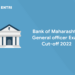 Bank of Maharashtra General officer Exam Cut-off 2022