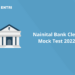 Nainital Bank Clerk Mock Test 2022