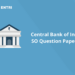 Central Bank of India SO Question Papers