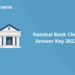 Nainital Bank Clerk Answer Key 2022