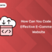 code effective ecommerce website