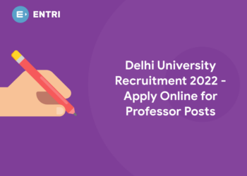 delhi university recruitment 2022