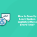 learn english within short time