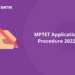 MPTET Application Procedure 2022